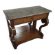 Trumeau / table d'appoint français des années 1830 avec marqueterie de bois