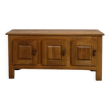 1950s Brutalist Sideboard in Solid Elm