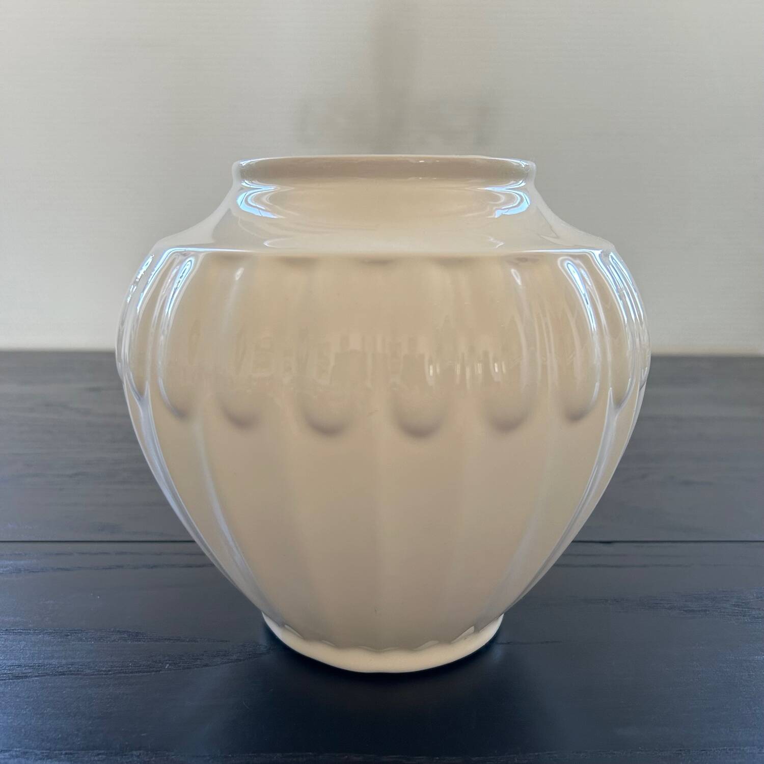 Art Deco style round vase