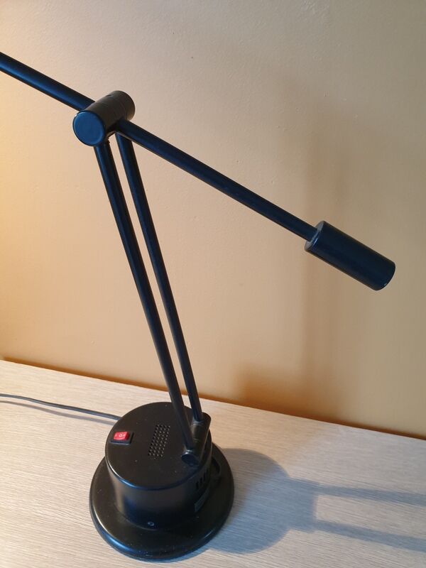 Stilplast orientable desk lamp, alogen lampade series, Italian design 1980