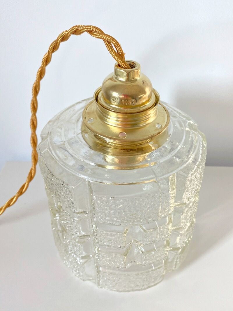 Lampe baladeuse en verre