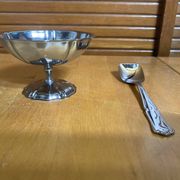 Ice Cream Service GUY DEGRENNE Tray + 6 Bowls + 6 Vintage Spoons