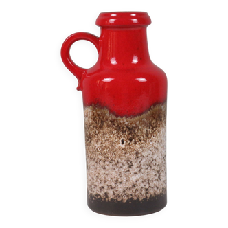 Grand vase “Fat Lava” Scheurich à anse – Allemagne de l’Ouest, modèle 407-3