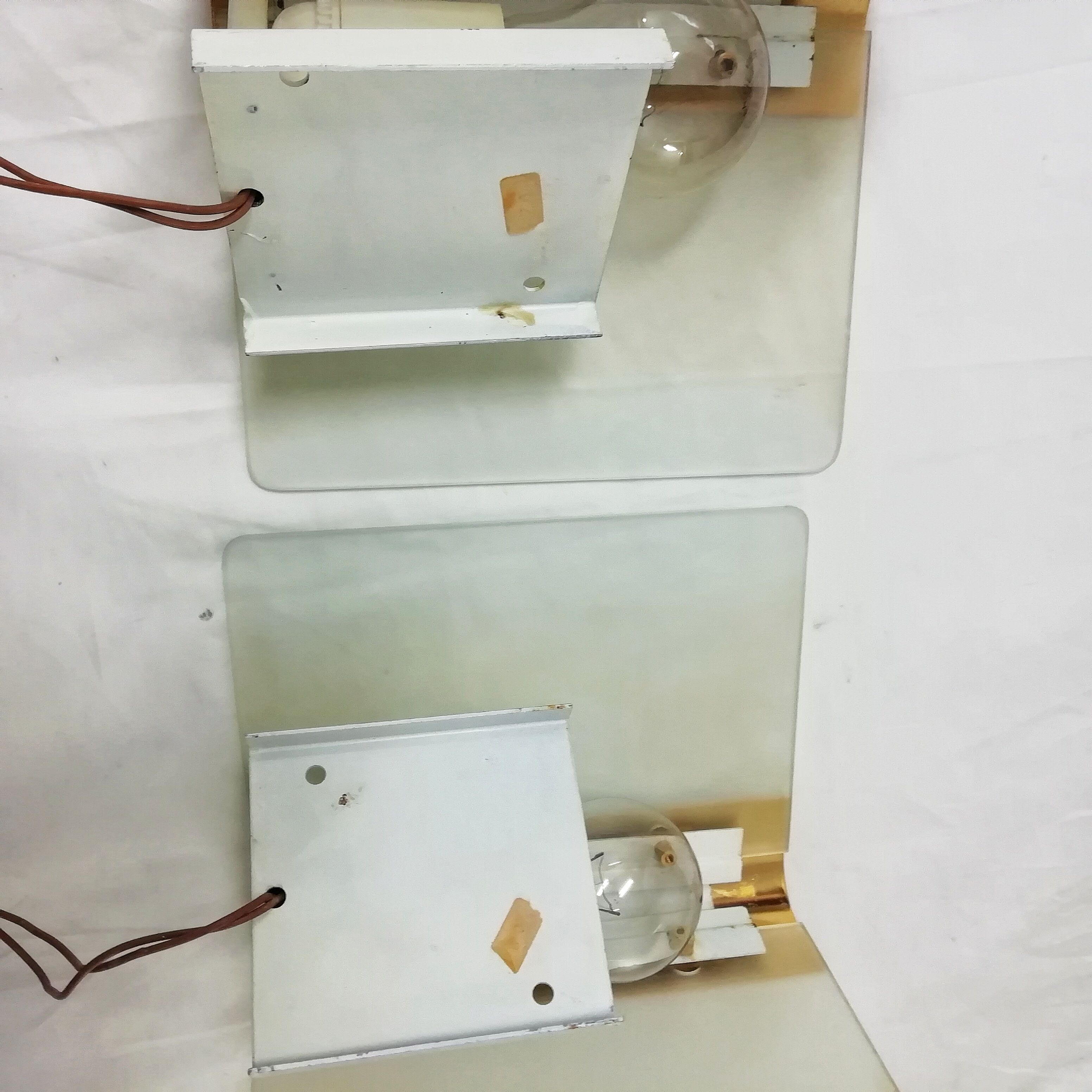 Wall light "Metalarte" glass 1970s