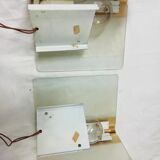 Wall light "Metalarte" glass 1970s