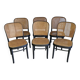 Lot de 6 chaises n°811 d’après Hoffmann, années 1990