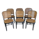 Lot de 6 chaises n°811 d’après Hoffmann, années 1990