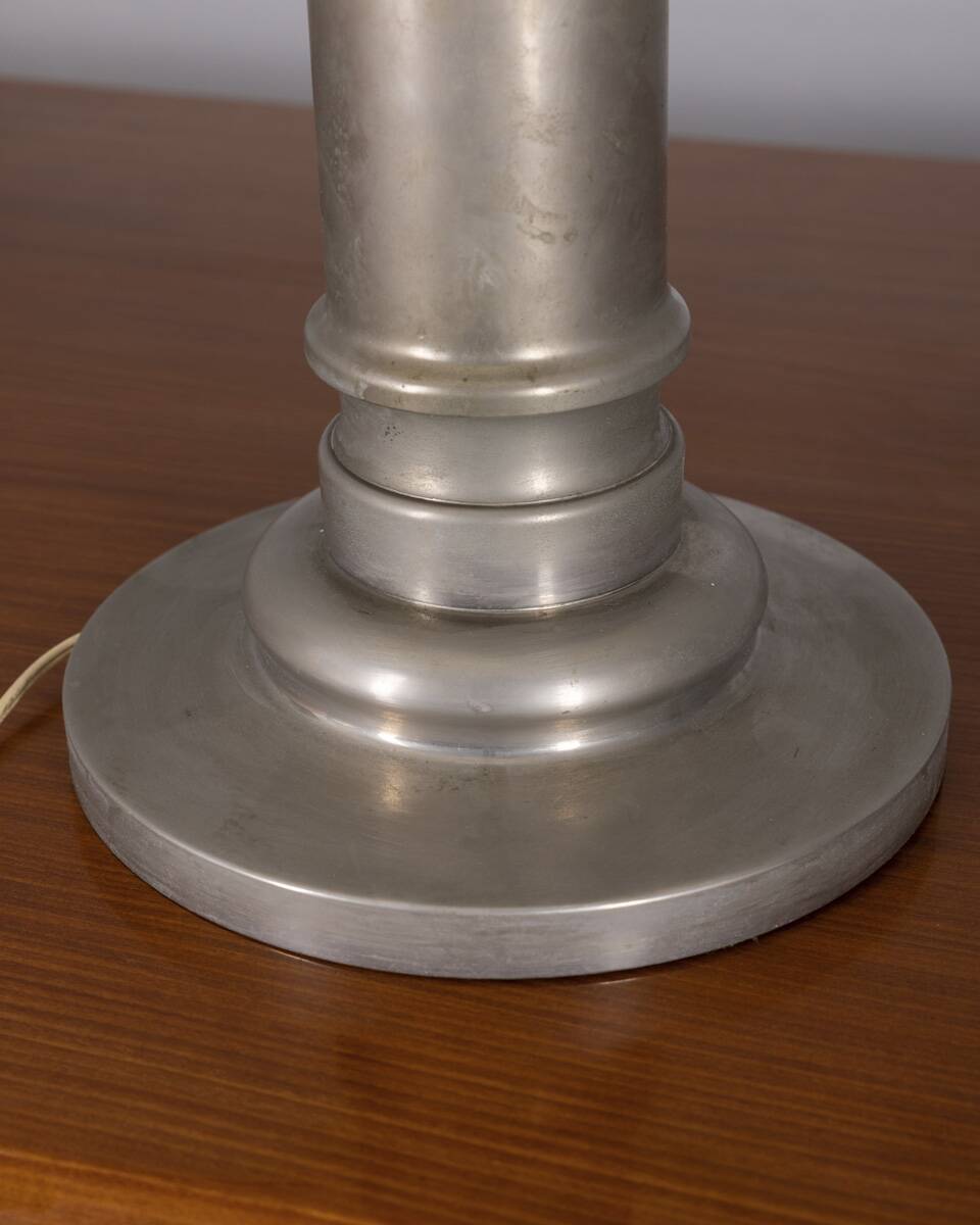 Vintage 1970s table lamp in metal and plexiglass by Vit Kellj