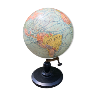 World map world globe nineteenth