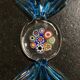Set of Murano glass candy shaped knife holders