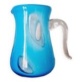 Vintage blown glass pitcher