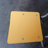 Petite chaise ecole 1950s tubee formica jaune