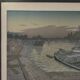 Lithograph by Henri Rivière The Pont des Saints-Pères and the Louvre