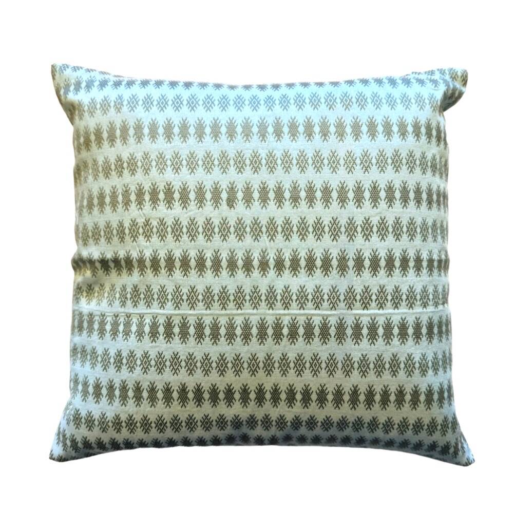 Anise green Kachin cushion