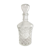 Decanter with medallion, cut glass