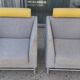 Pair of East Side armchairs by Ettore Sottsass for Knoll
