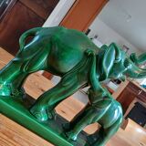 Lemanceau elephant earthenware by St Clément