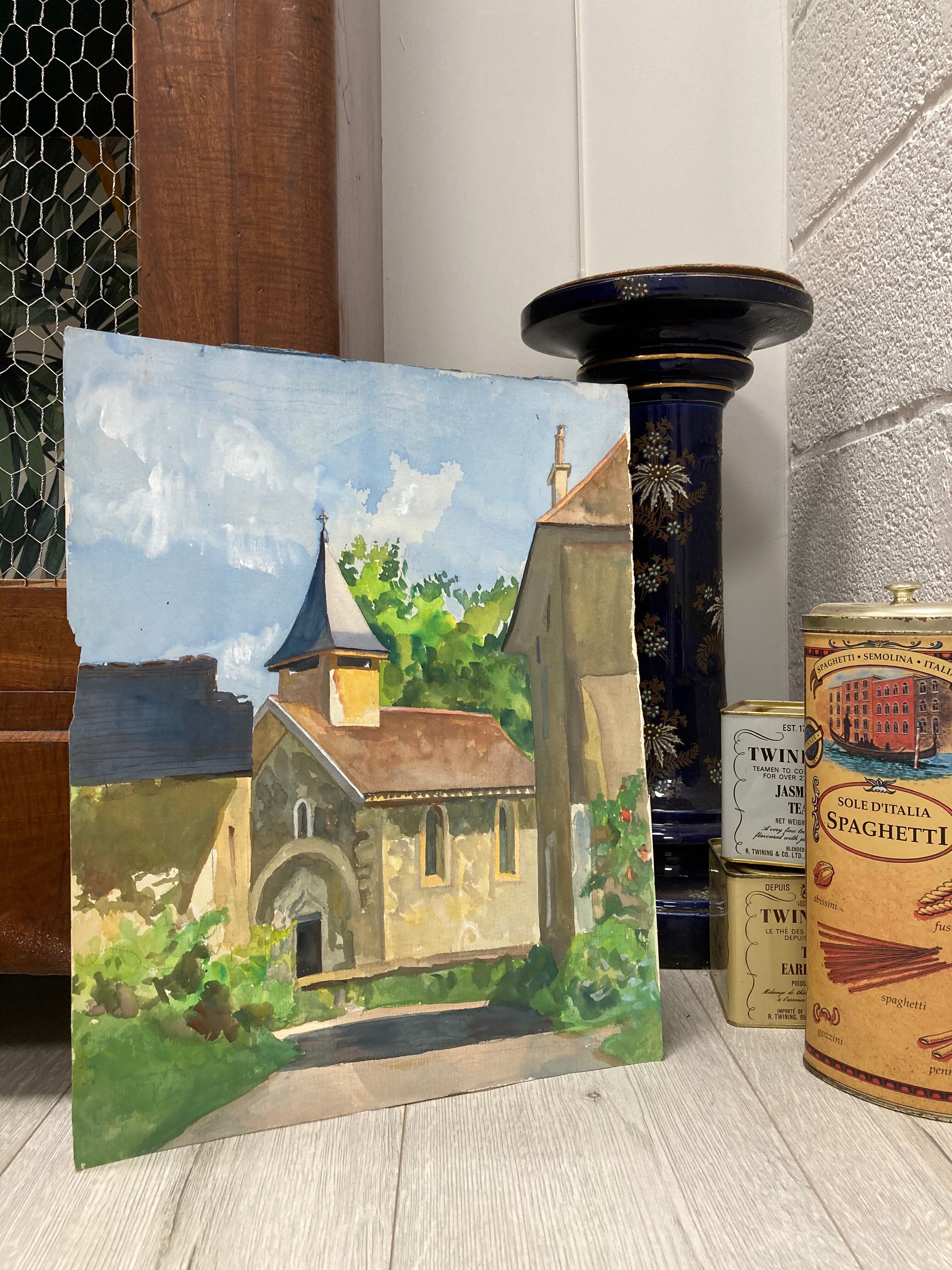 Vintage watercolor