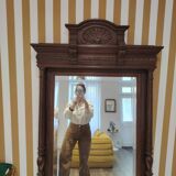 Henri II style trumeau mirror
