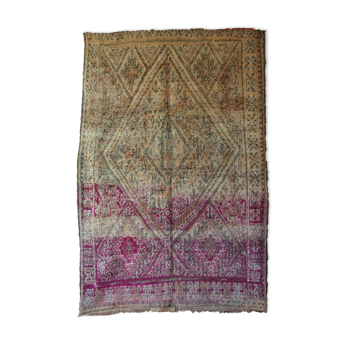 Vintage moroccan carpet - 196 x 285 cm