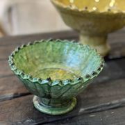 Coupe dentelee sur pied tamegroute - vert