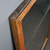 Patinated golden fireplace mirror eighteenth century 123 x 91.5 cm