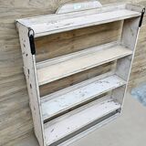 Burmese teak wall shelf