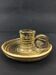 Sandstone candle holder by Albert Breton
