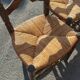Set of 4 oak chairs with high backs