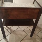 Dressing table with marble