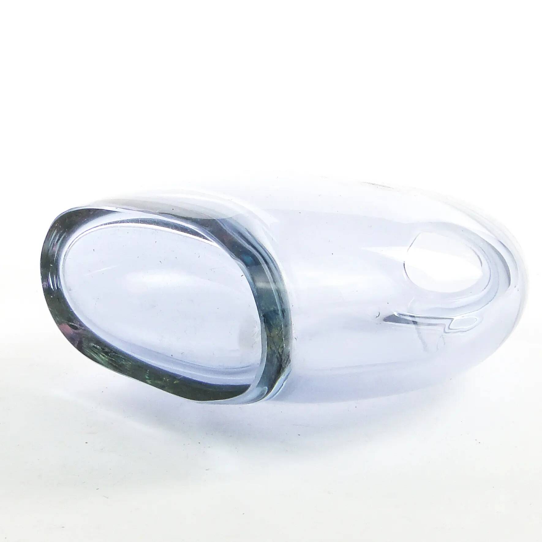 Carafe, mid-century modern, alexandrite glass, Czechoslovakia, 1950s