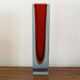 Vintage glass vase by Murano Sommerso by Flavio Poli - 1960