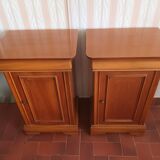 Pair of cherry bedsides