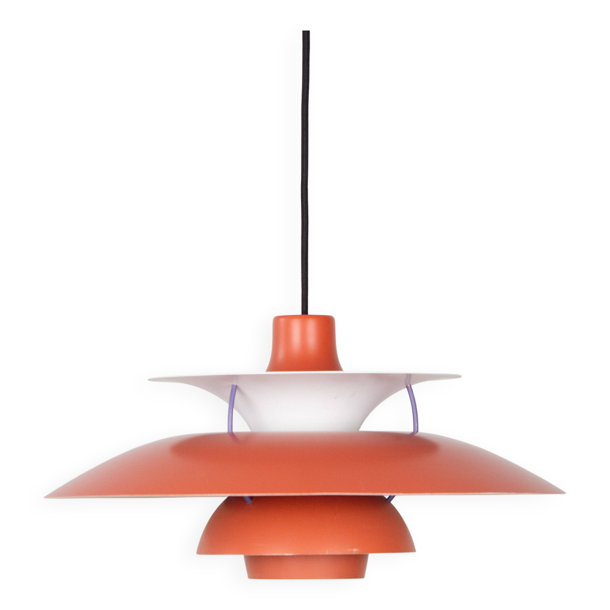 Danish vintage pendant lamp PH 5 by Poul Henningsen, Louis Poulsen, 1958