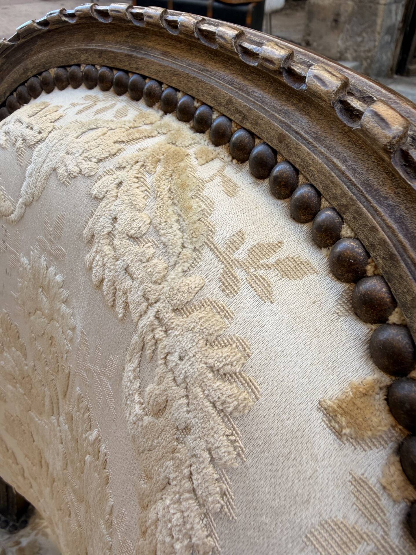 Fauteuil à la reine Louis XVI