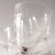 Serie de 6 verres à vin ciselés