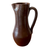 Enameled stoneware pitcher by Jean Dubost