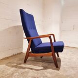 Tilting Highback Lounge Chair "Rock Siësta" by A. Relling and T. Bekken Arnestad Bruk, Norway 1957