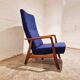 Fauteuil lounge inclinable à dossier haut "Rock Siësta" par A. Relling et T. Bekken Arnestad Bruk, Norvège 1957