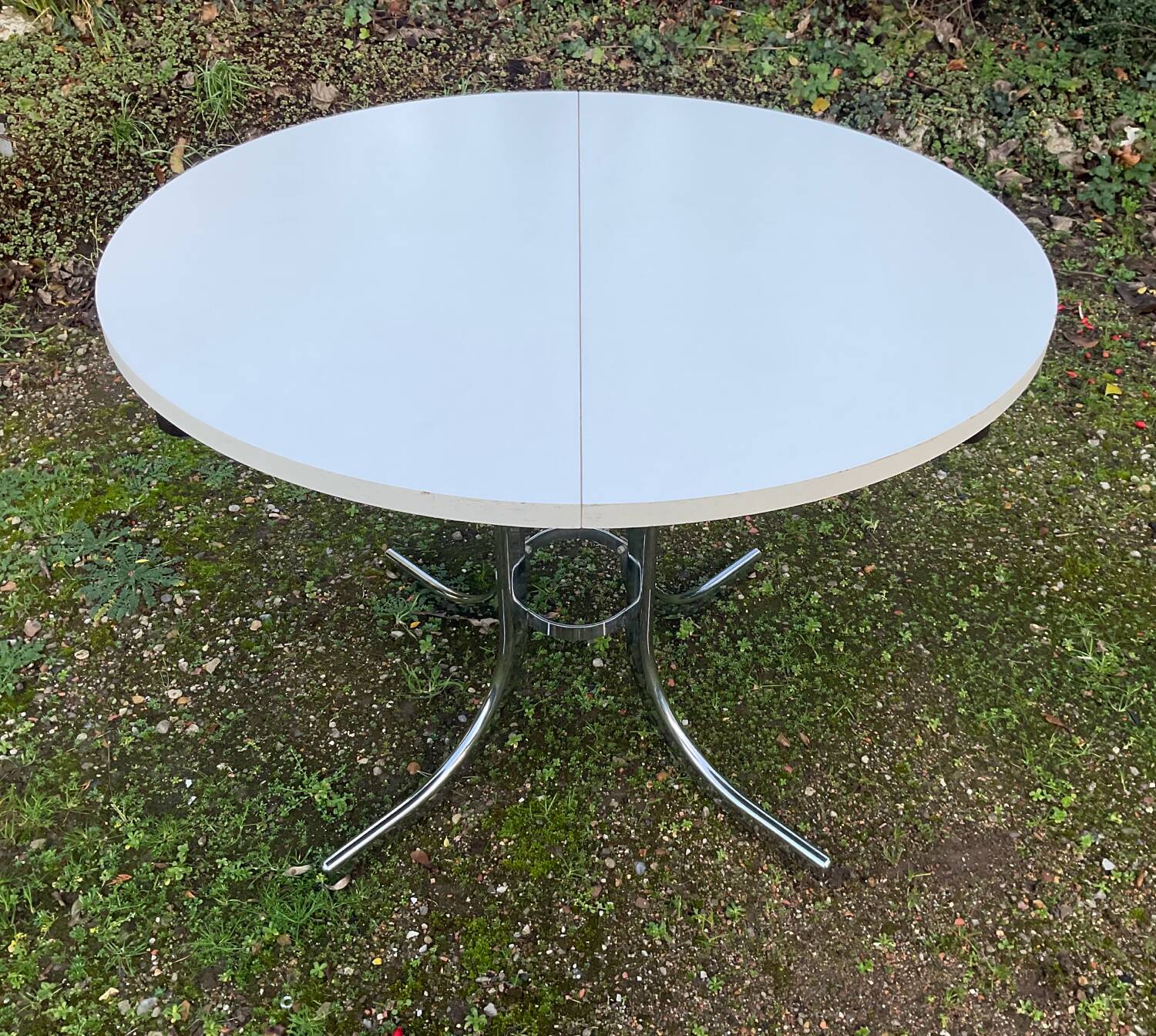 Table à manger extensible des années 70
