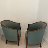 Pair of Art Deco armchairs - refurbished