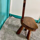 Very beautiful brutalist tripod chair.