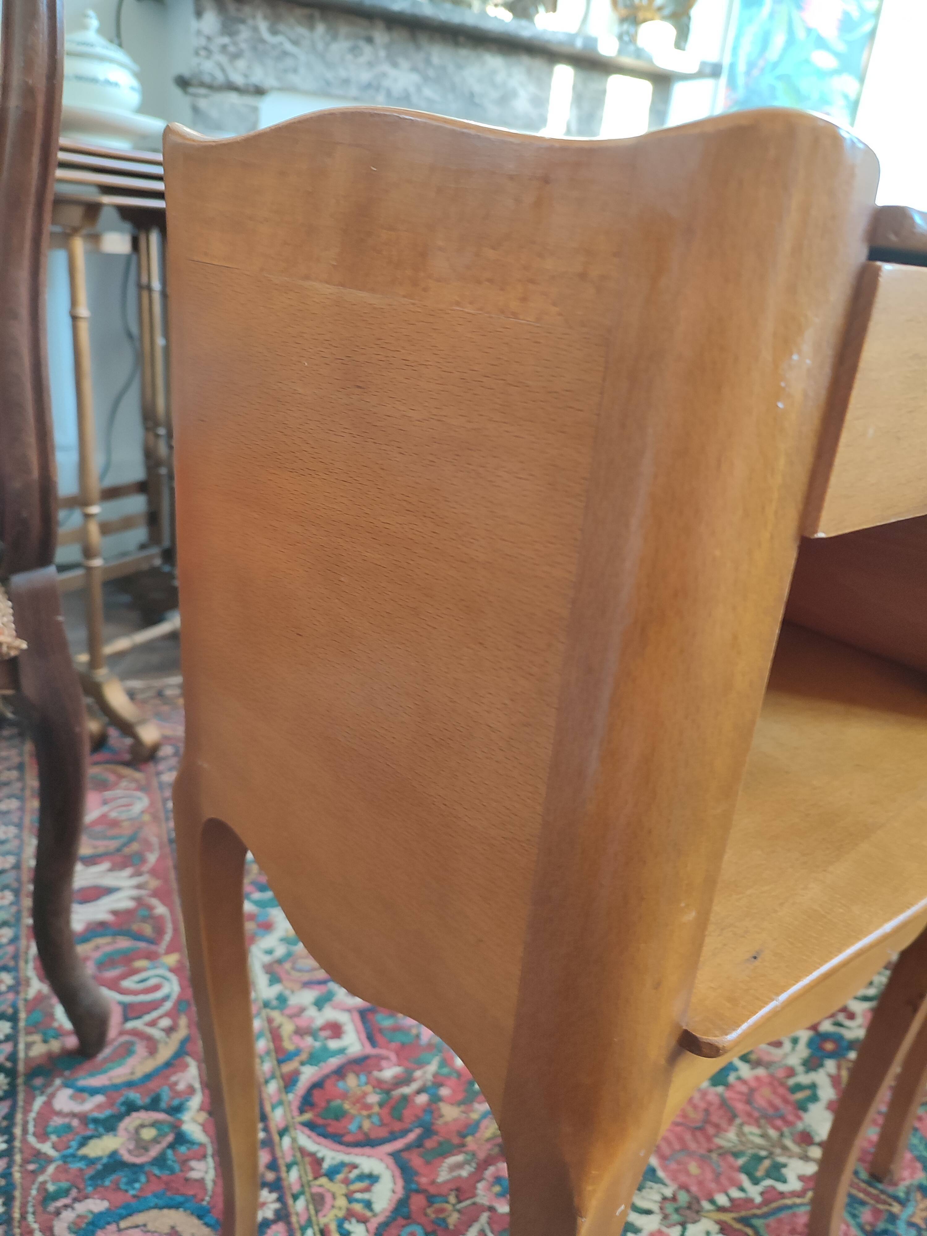 Pair of niche bedside tables