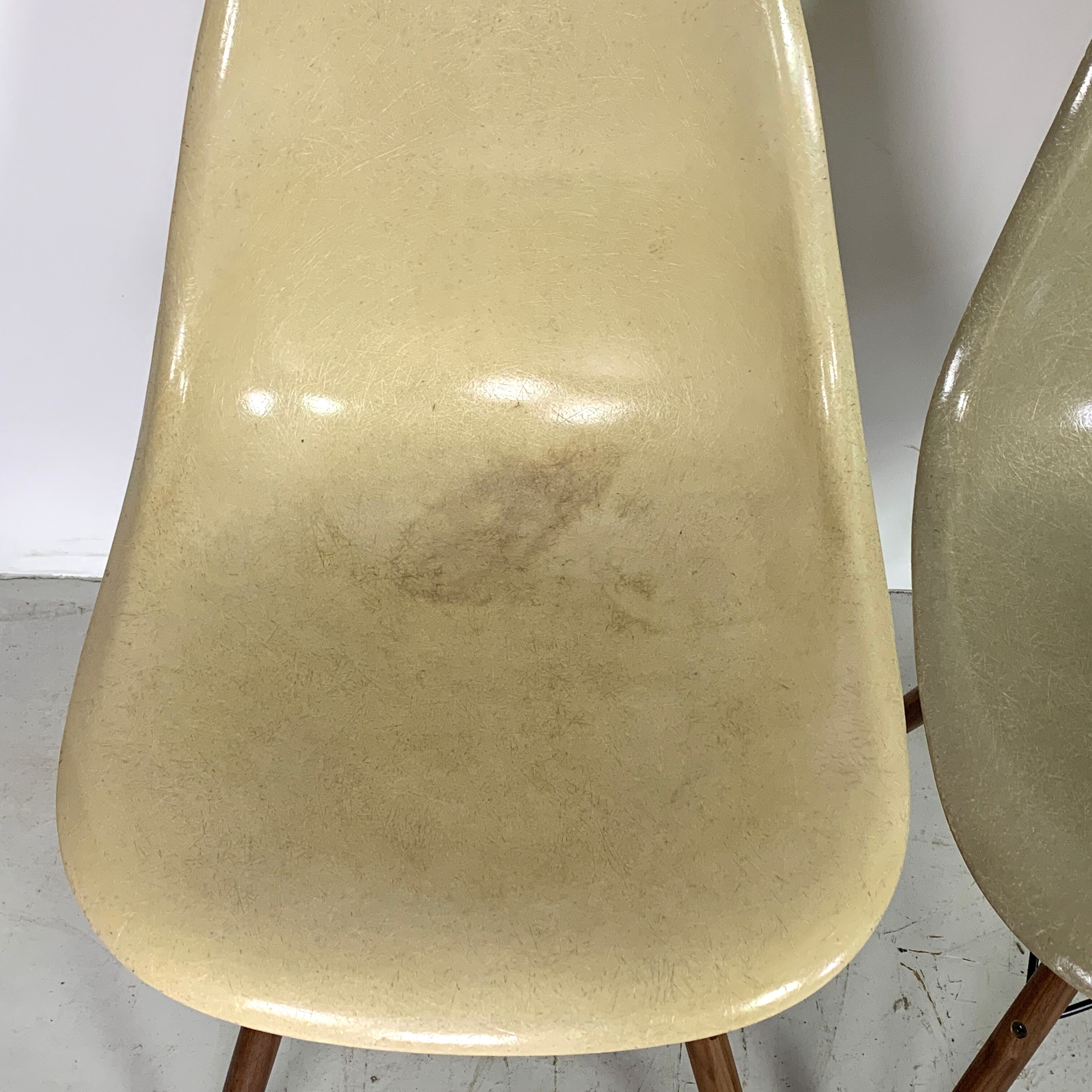 DSW side chairs by Charles & Ray Eames for Herman Miller  1960