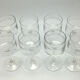 Lot of 8 glasses old feet