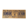 Affiche publicitaire pour les bonbons de Luchon