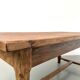 Farm table in solid cherry wood, one drawer, 1950s.