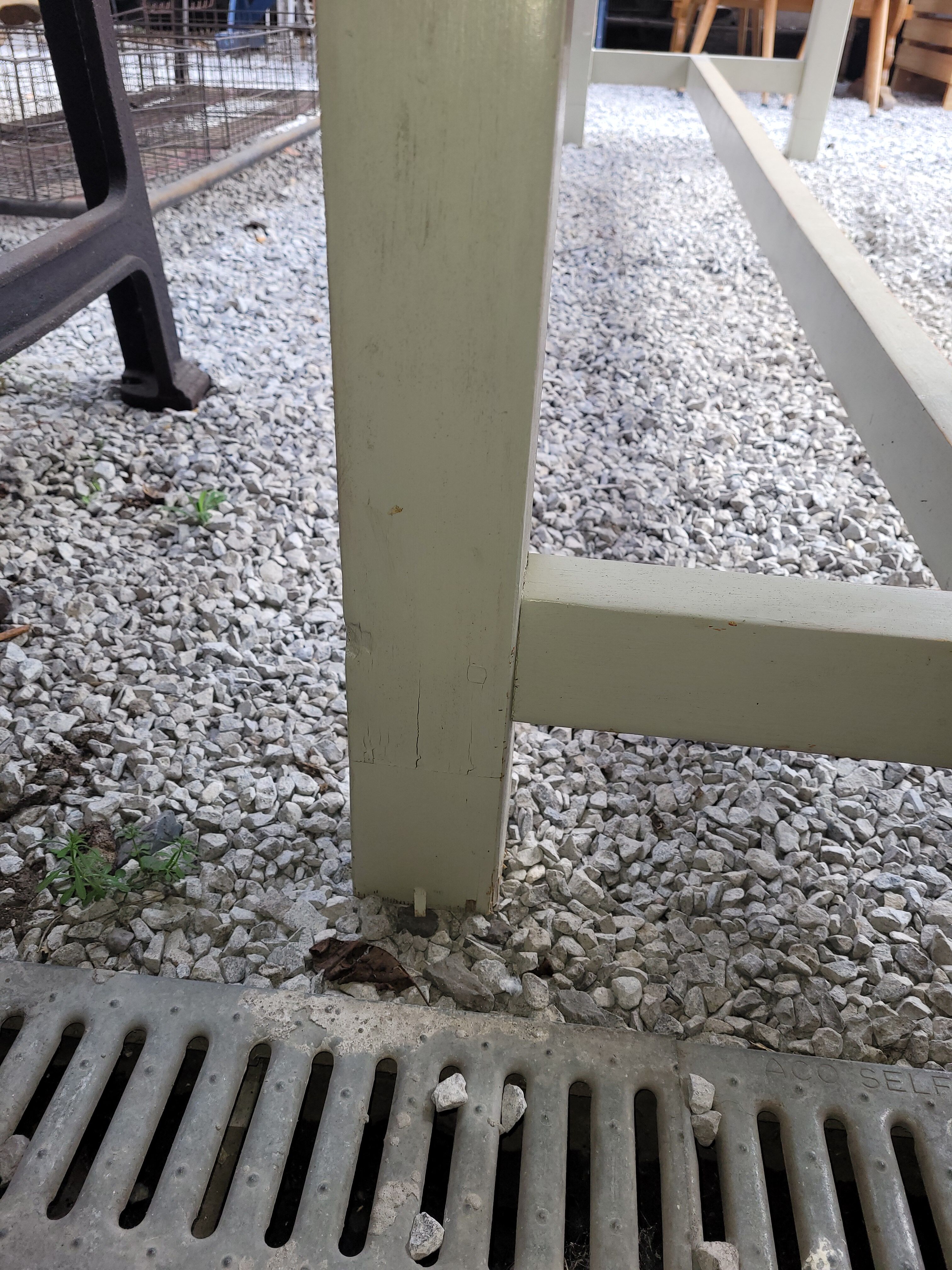 Farmhouse table 256cms long