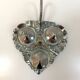 Vintage glass and silver-plated condiment set
