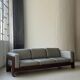 Sculptural Mid Century Bastiano sofa by Afra and Tobia Scarpa, Made in Italy